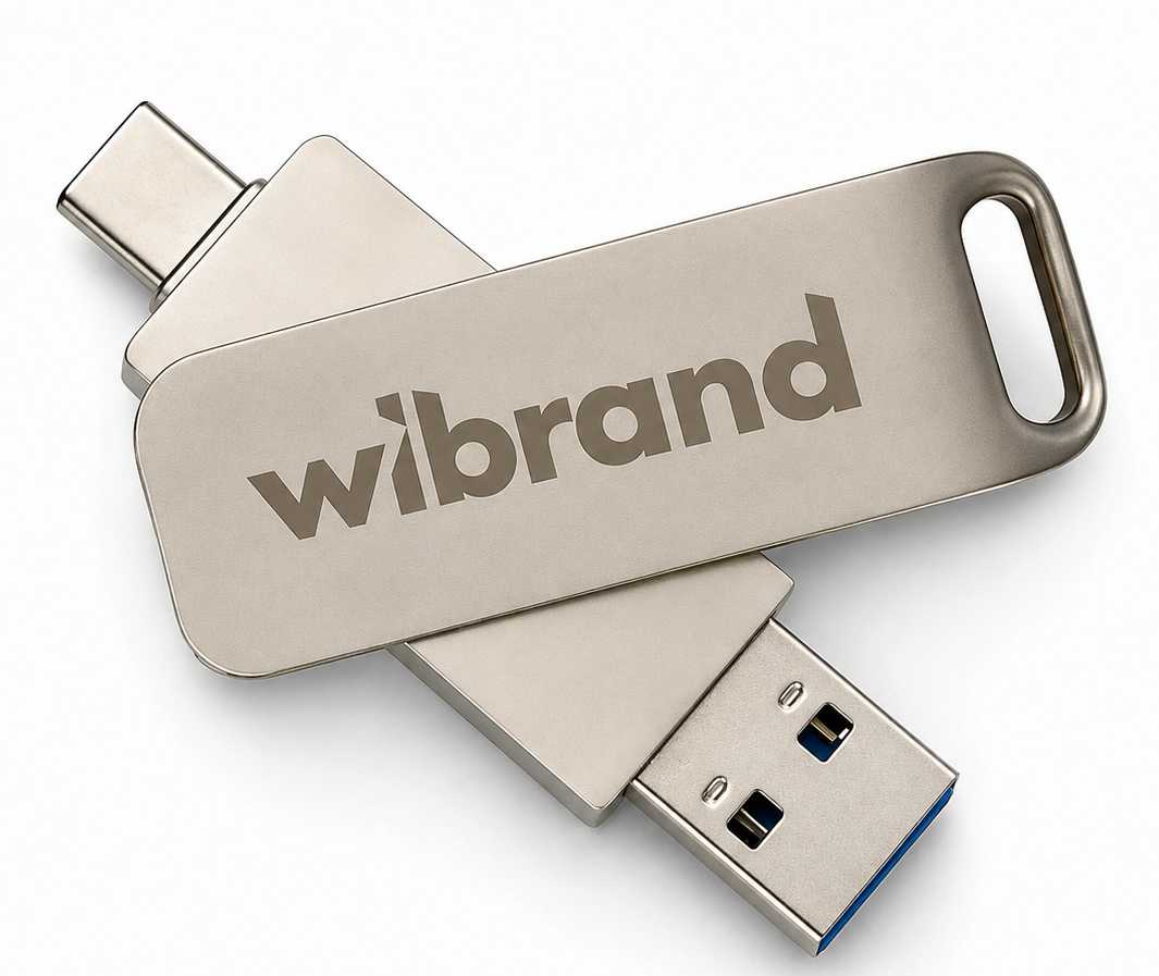 SSD-накопитель внешний Wibrand Wolf 2TB USB 3.2 Gen.2 Type-C/Type-A Read/Write Silver (WIEXSSD/WO2TB)